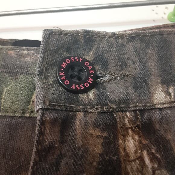 Mossy Oak Cargo Hunting Pants Womens 2XL Green Break Up Country Camo - Picture 4 of 12